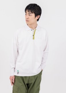 画像6: BEAMS DESIGN（ビームス デザイン）春夏コレクション リンガーポロ 1715-50 トップス 長袖 ポロシャツ  作業服 作業着 (6)