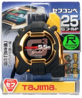 タジマ セフG7ロック25 5.0m尺相当目盛付 コンベックス スケール 