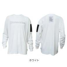 画像4: ロンT 長袖 Tシャツ ドライ ストレッチ 吸汗速乾 接触冷感 おしゃれ かっこいい 作業着 作業服 春夏 ディノベーション Dinnovation 23T006 (4)