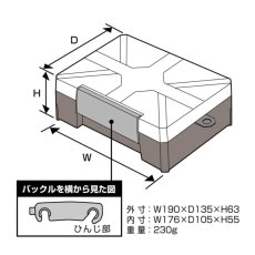 画像3: 工具箱 ツールボックス ケース タフケース アネックス ANEX ATC-RK (3)