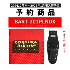 画像1: 予約販売 ニックス 腰道具 KNICKS BART-201PLNDX チタンプレート入り EVA コーデュラ バリスティック生地  ペンチ ニッパー 2P 【赤・レッド】 (1)