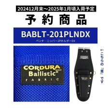 画像1: 予約販売 ニックス 腰道具 KNICKS BABLT-201PLNDX チタンプレート入り EVA コーデュラ バリスティック生地  ペンチ ニッパー 2P 【青・ブルー】 (1)