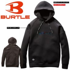 画像4: BURTLE バートル 限定モデル エアーテックフーディ(ユニセックス) 秋冬用 2024年-2025年AWモデル パーカー 長袖 ニット  4095  (4)