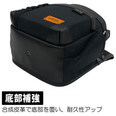 画像4: コーデュラ CORDURA 電工 2段 腰袋(大) 超撥水加工 軽量 ハーネス対応 コヅチ CFC-08 (4)