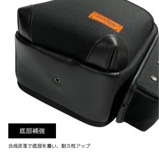 画像3: コーデュラ CORDURA 電工 2段 腰袋 水平器止め 超撥水加工 軽量 ハーネス対応 コヅチ CFC-13 (3)