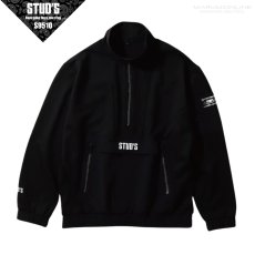 画像1: STUD'S スタッズ 異素材MIXハーフジップブルゾン S9510 (1)