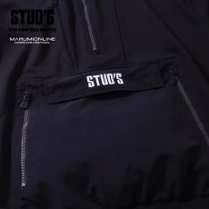 画像9: STUD'S スタッズ 異素材MIXハーフジップブルゾン S9510 (9)