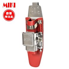 画像1: MIKI 三貴 ミキ 工具差し ツールホルダー プロ用 赤革 レッド 特注品 別注 ラチェットレンチ モンキーレンチ差し SPH-68X-RE (1)