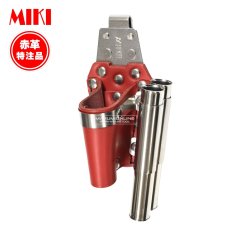 画像1: MIKI 三貴 ミキ 工具差し ツールホルダー プロ用 赤革 レッド 特注品 別注 ラチェットレンチ 16mmマーカー差し SPH-6RS-RE (1)