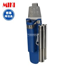 画像1: MIKI 三貴 ミキ 工具差し ツールホルダー プロ用 青革 ブルー 特注品 別注 ラチェットレンチ 16mmマーカー差し SPH-60-BU (1)