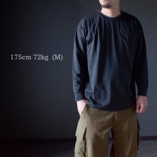 画像7: 【特価】ボクラワークス コトブキニット 作業着 作業服 ラウンドヘム オーバーサイズ 長袖Tシャツ ポケット付き 速乾 ストレッチ 春夏素材 (7)