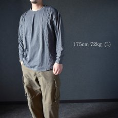 画像5: 【特価】ボクラワークス コトブキニット 作業着 作業服 ラウンドヘム オーバーサイズ 長袖Tシャツ ポケット付き 速乾 ストレッチ 春夏素材 (5)