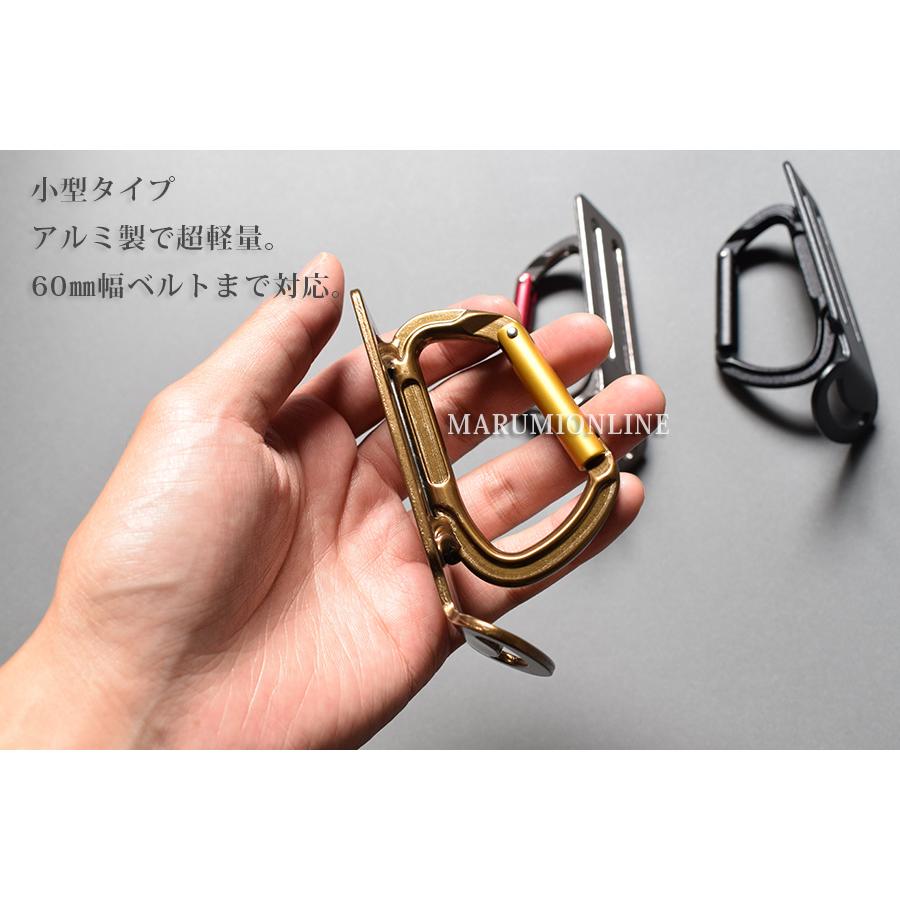 ツールフック 軽量アルミ製 カラビナ 小型 TOOLBANK HOOKS フックス ツールバンク 工具差し 工具の脱着に